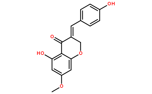 3-(4-羟基苯亚甲基)-5-羟基-7-甲氧基色满-4-酮