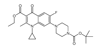 ethyl 1-cyclopropyl-6-fluoro-2-methyl-7-[4-[(2-methylpropan-2-yl)oxycarbonyl]piperazin-1-yl]-4-oxoquinoline-3-carboxylate