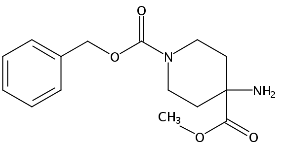 1-benzyl 4-methyl 4-aminopiperidine-1,4-dicarboxylate