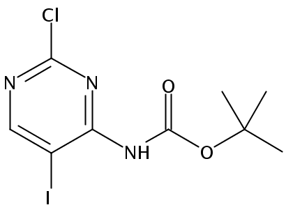 tert-Butyl (2-chloro-5-iodopyrimidin-4-yl)carbamate