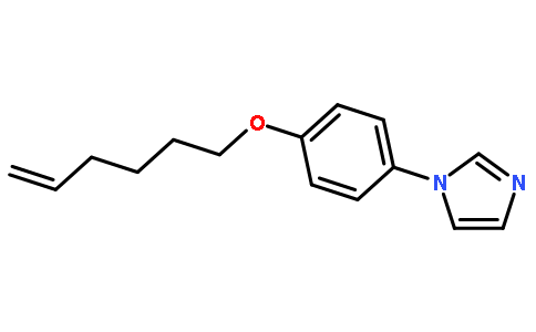 1-(4-(己基-5-烯-1-氧基)苯基)-1H-咪唑