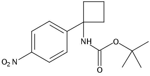 tert-Butyl (1-(4-nitrophenyl)cyclobutyl)carbamate