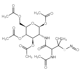 N-(S-NITROSO-N-ACETYL-D,L-PENICILLAMINE)-2-AMINO-2-DEOXY-1,3,4,6-TETRA-O-ACETYL-β-D-GLUCOPYRANOSE