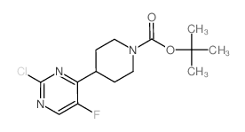 4-(2-氯-5-氟嘧啶-4-基)哌啶-1-羧酸叔丁酯