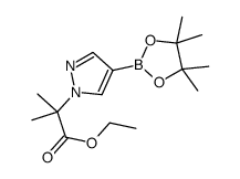 Ethyl 2-methyl-2-[4-(4,4,5,5-tetramethyl-1,3,2-dioxaborolan-2-yl) -1H-pyrazol-1-yl]propanoate