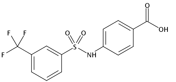 4-[3-(三氟甲基)苯基磺酰胺基]安息香酸