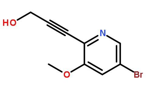 3-(5-溴-3-甲氧基吡啶-2-基)-2-丙炔-1-醇