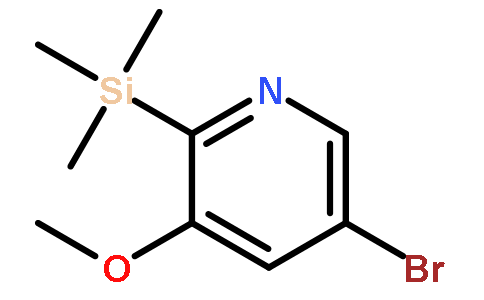 5-溴-3-甲氧基-2-(三甲基甲硅烷基)吡啶