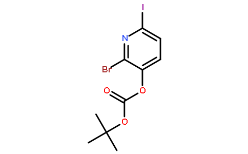 2-溴-6-碘吡啶-3-碳酸叔丁酯