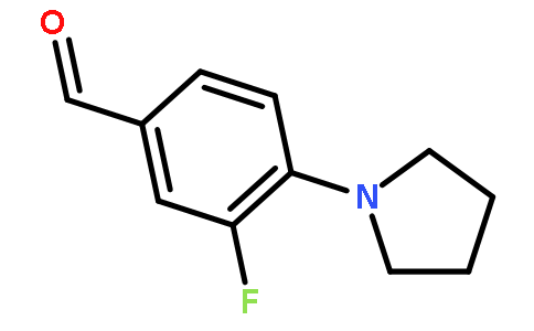 3-氟-4-吡咯烷-1-基-苯甲醛
