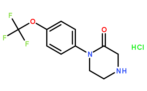 1-(4-(三氟甲氧基)苯基)-2-哌嗪酮盐酸盐