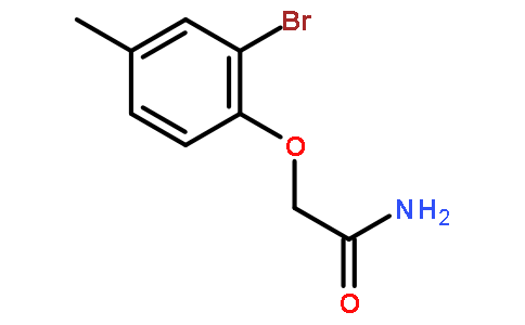 2-(2-溴-4-甲基苯氧基)乙酰胺