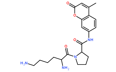 L-脯氨酸酰胺,  L-赖氨酰-N-(4-甲基-2-羰基-2H-1-苯并吡喃-7-基)-