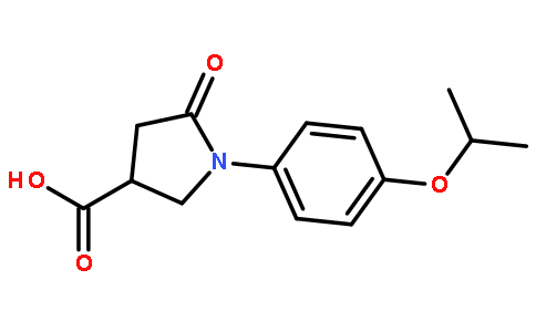 1-(4-异丙氧基-苯基)-5-氧代吡咯烷-3-羧酸