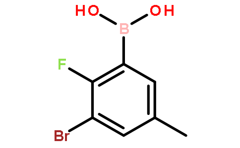 3-溴-2-氟-5-甲基苯硼酸