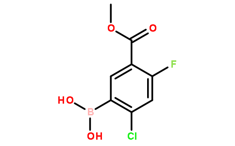 2-氯-4-氟-5-(甲氧基羰基)苯硼酸
