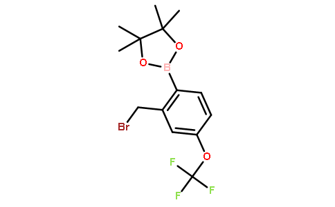 2-溴甲基-4-三氟甲氧基苯硼酸频那醇酯