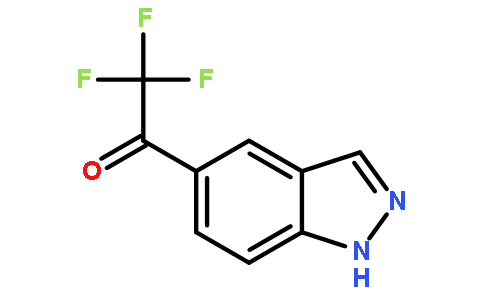 2,2,2-三氟-1-(1H-吲唑-5-基)-乙酮(9ci)
