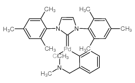 氯[(1,3-二均三甲苯基咪唑-2-亚基)(N,N-二甲基苄胺)钯(Ⅱ)]