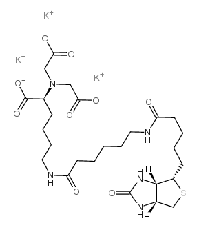 N&Omega-(N-(+)-BIOTINYL-6-AMINOHEXANOYL)-Nα,Nα-BIS(CARBOXYMETHYL)-L-LYSINE 三钾盐