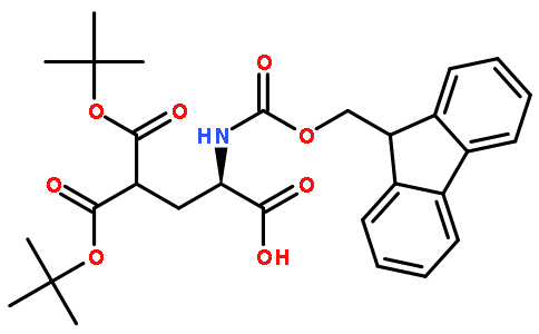 N-(9-芴甲氧羰基)-GAMMA-羧基-D-谷氨酸 GAMMA-二叔丁酯