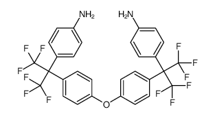 4-[2-[4-[4-[2-(4-aminophenyl)-1,1,1,3,3,3-hexafluoropropan-2-yl]phenoxy]phenyl]-1,1,1,3,3,3-hexafluoropropan-2-yl]aniline