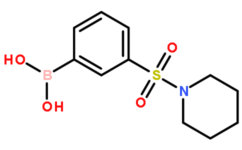 3-(哌啶-1-基磺酰)苯基硼酸
