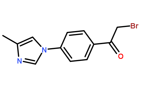2-溴--1-(4-(4-甲基-1H-咪唑-1-基)苯基)乙酮