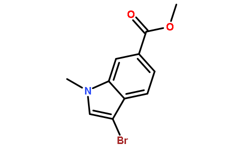 3-溴-1-甲基-1H-吲哚-6-羧酸甲酯