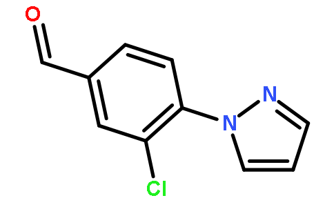 3-氯-4-(1-吡唑基)苯甲醛