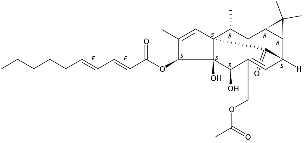 3-O-(2'E,4'E-癸二烯酰基)-20-O-乙酰巨大戟二萜醇