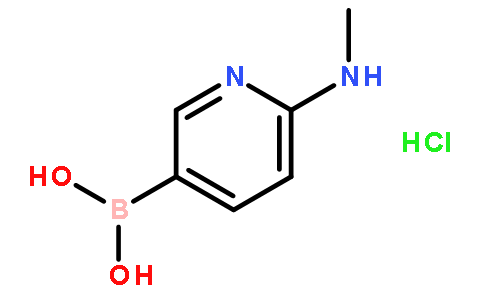 6-(甲基氨基)吡啶-3-硼酸鹽酸鹽