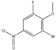 2-溴-6-氟-4-硝基苯甲醚