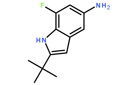 2-叔丁基-7-氟-1H-吲哚-5-胺