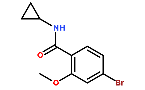 N-环丙基-4-溴-2-甲氧基苯甲酰胺