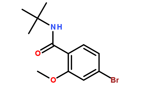 N-叔丁基-4-溴-2-甲氧基苯甲酰胺