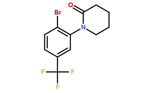 1-(2-溴-5-三氟甲基苯基)哌啶-2-酮