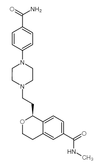 (1S)-1-[2-[4-[4-(氨基羰基)苯基]-1-哌嗪基]乙基]-3,4-二氢-N-甲基-1H-2-苯并吡喃-6-甲酰胺