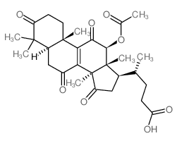 (4R)-4-[(5R,10S,12S,13R,14R,17R)-12-acetyloxy-4,4,10,13,14-pentamethyl-3,7,11,15-tetraoxo-2,5,6,12,16,17-hexahydro-1H-cyclopenta[a]phenanthren-17-yl]pentanoic acid