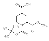 2-methoxycarbonyl-1-[(2-methylpropan-2-yl)oxycarbonyl]piperidine-4-carboxylic acid