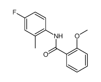 Benzamide, N-(4-fluoro-2-methylphenyl)-2-methoxy