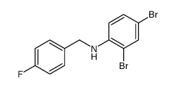 2,4-Dibromo-N-(4-fluorobenzyl)aniline