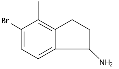 5-溴-4-甲基-2,3-二氢-1H-茚-1-胺