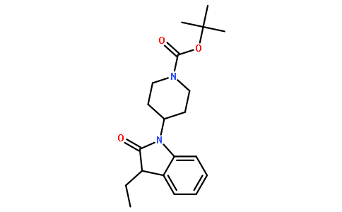 4-(3-乙基-2-氧代吲哚啉-1-基)哌啶-1-羧酸叔丁酯