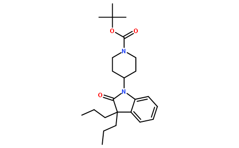 4-(2-氧代-3,3-二丙基吲哚啉-1-基)哌啶-1-羧酸叔丁酯