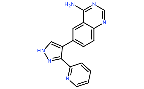 6-(3-吡啶-2-基-1H-吡唑-4-基)-喹唑啉-4-胺