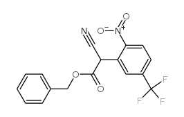 苄基-a-氰基-2-硝基-5-(三氟甲基)苯基乙酸酯