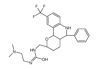 1-[[(2R,4aS,5R,10bS)-5-phenyl-9-(trifluoromethyl)-3,4,4a,5,6,10b-hexahydro-2H-pyrano[3,2-c]quinolin-2-yl]methyl]-3-[2-(dimethylamino)ethyl]urea