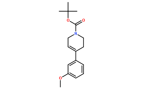 • 1(2H)-Pyridinecarboxylic acid, 3,6-dihydro-4-(3-methoxyphenyl)-, 1,1-dimethylethyl ester