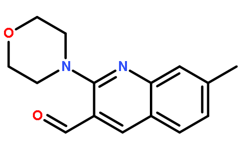 7-甲基-2-(4-	吗啉)-3-喹啉甲醛